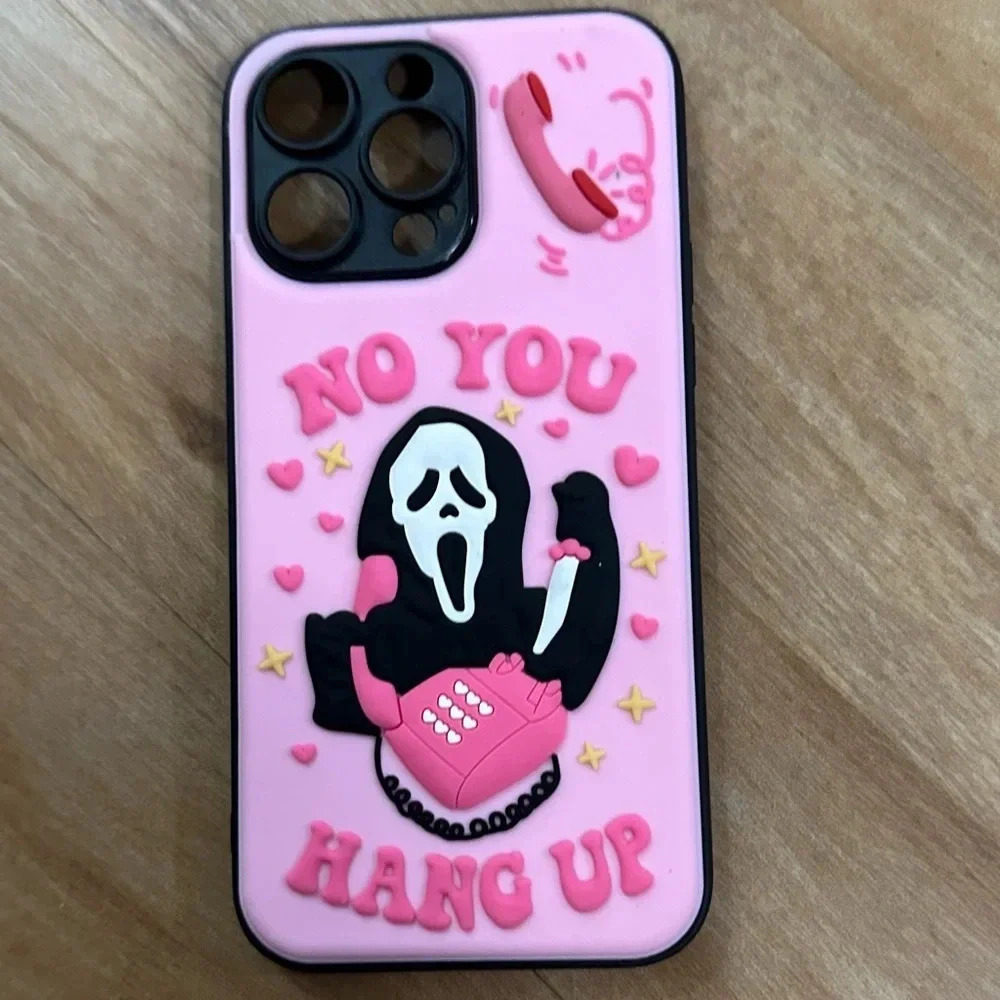 GHOSTFACE NO YOU HANG UP PHONE CASE IPHONE14 PROMAX